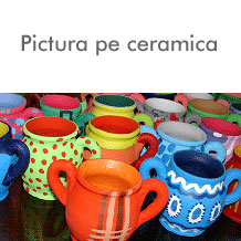 Pictura pe diverse obiecte (ceramica, lemn, sticla)